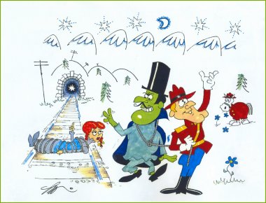 Dudley Doright cheerfully at your service!