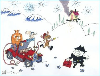 Rocky and Bullwinkle Firefighting