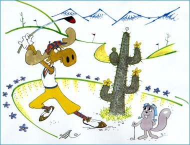 Rocky and Bullwinkle Golf